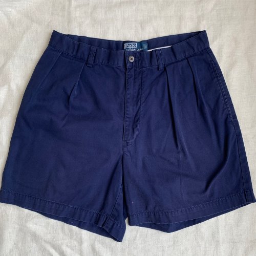 90s polo navy chino shorts (31 inch)
