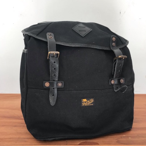 Polo Ralph Lauren canvas leather trim military rucksack