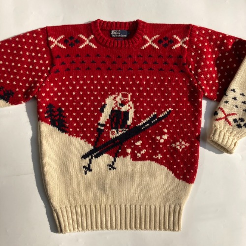 polo wool &#039;ski&#039; sweater (103 size)