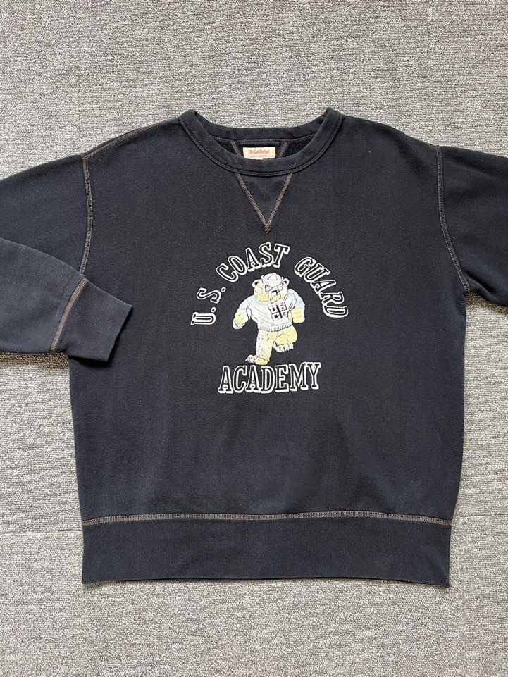 real mccoy double v sweatshirt (40 size, 100-105 추천)