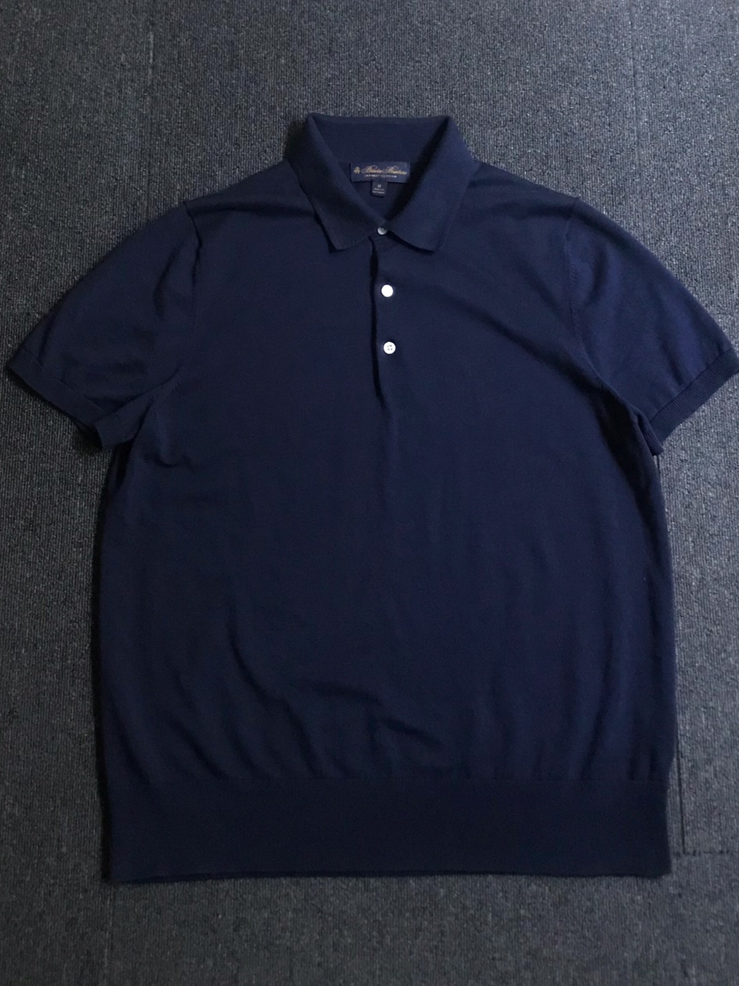 brooks brothers supima cotton knitted polo shirt (M size, ~100 추천)