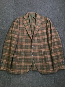 orian plaid wool 3/2 sport jacket Italy made (52 size, 105 추천)