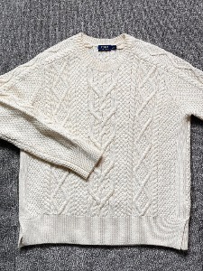 polo cotton cable knit (S size, 95 추천)