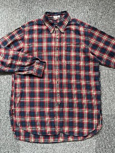 engineered garments flannel check shirt (M size, 100-105 추천)