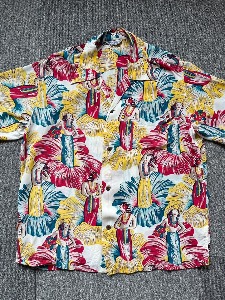 sunsurf kilohana aloha girl hawaiian shirt (XL size, 105-110 추천)