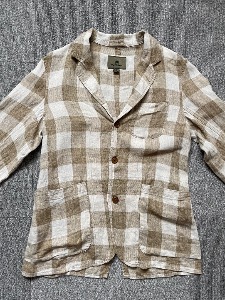 nigel cabourn linen gingham check jacket (50 size, 103 추천)