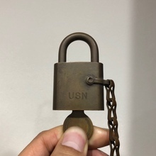 vtg USN lock