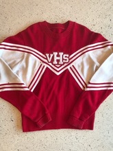 vtg cheerleader acrylic sweater USA made (105~ 추천)