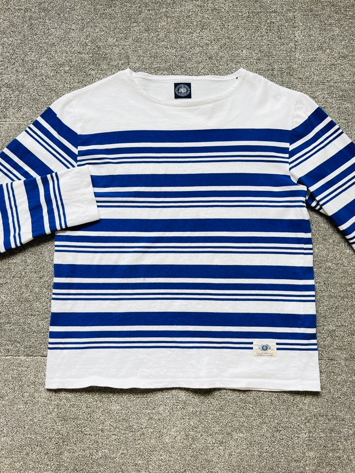 jpress blue basque shirt (L size, 100-105 추천)
